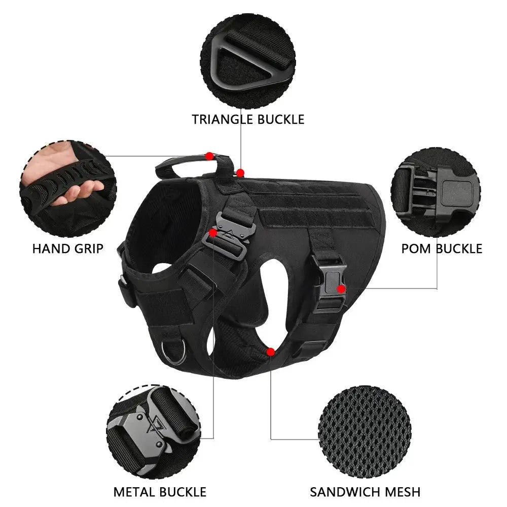 Tactical Dog Harness -  K9 Kingdom